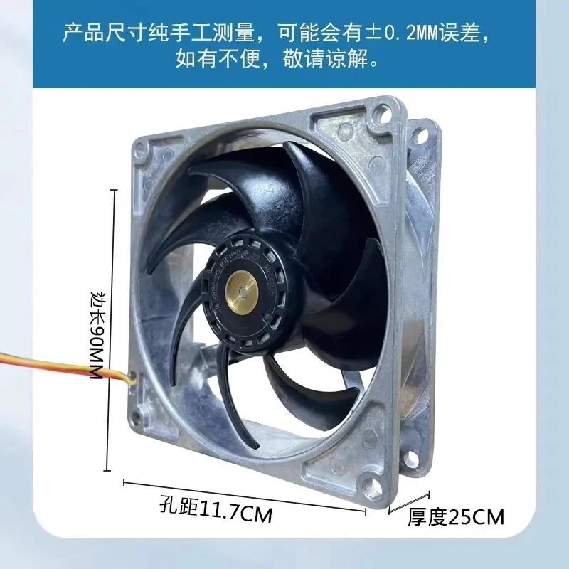 Ltsf ل 9 سنتيمتر Nuevo الأصلي 9GT0924P4J001 24 فولت 0.21A 9025 Ventilador دي التبريد كون ماركو دي الألومنيوم Inversor دي 4 كابل