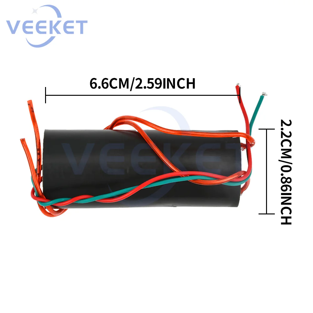 New Style DC3-6V/DC6-12V High Voltage Generator High Voltage Pulse Module Stable Performance 700KV/500-1,000,000 Volts Super Arc