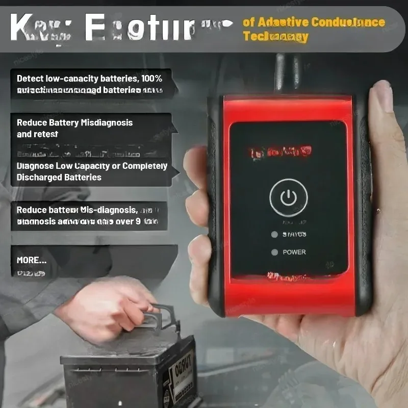New Original Autel MaxiBAS BT506 Auto Battery and Electrical System Analysis Tool Works with Autel MaxiSys Tablet