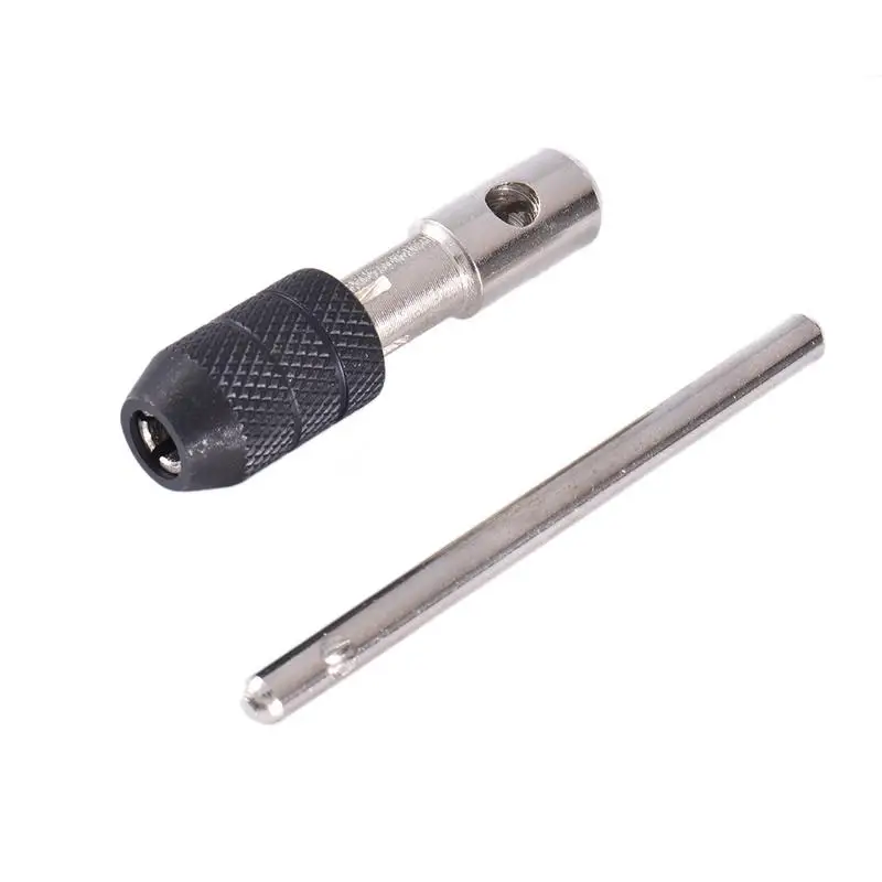 Adjustable T-Handle Ratchet Tap Holder Wrench 3mm-8mm Machine Screw Thread Metric Plug T-shaped Tap Hand Tool