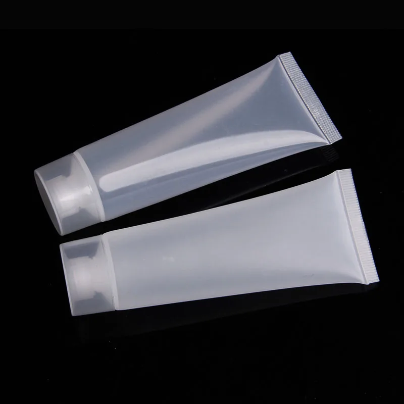 1pc Polish Empty Clear Tube Cosmetic Cream Lotion Container Makeup Bottle New Dropship