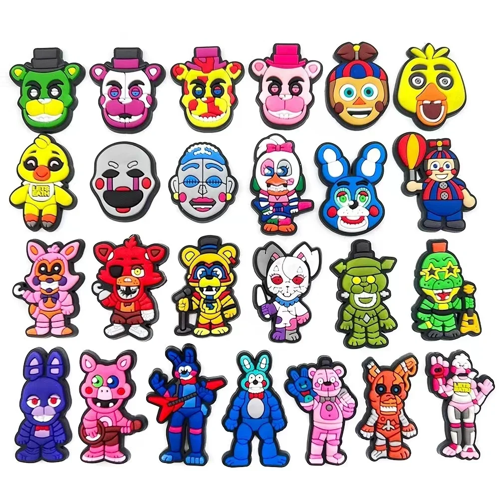 30/50/100 Stück, gemischte Auswahl, lustige PVC-Schuh-Charms, Cartoon-Accessoires, Dekorationen, Geschenke für Männer und Kinder, Armbänder, Unisex-Geschenk – Detail 2