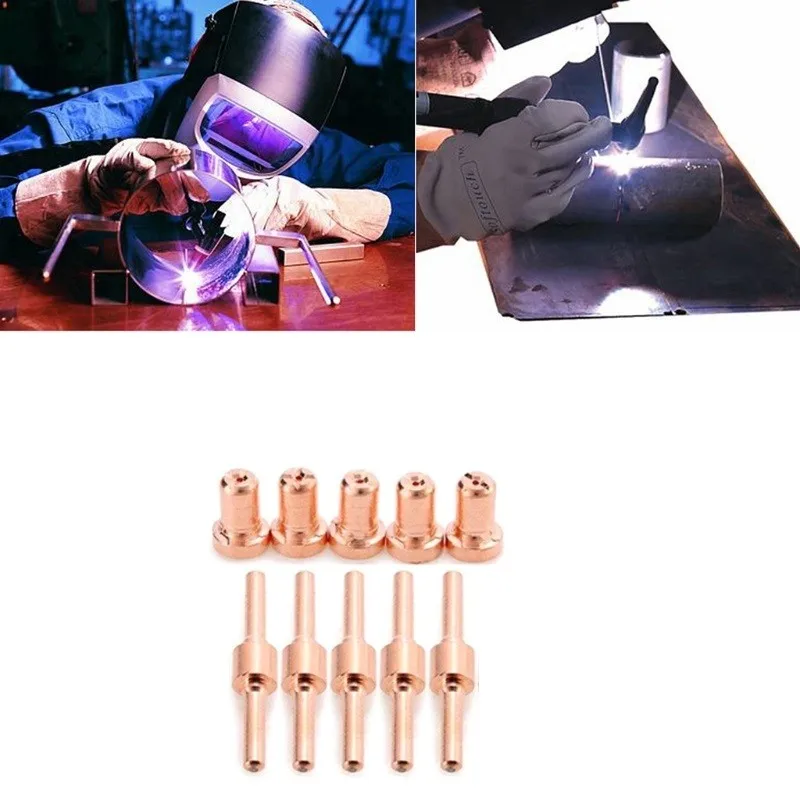 10 pz PT-31 allungato taglio al Plasma consumabile elettrodo testa ugello elettrodo ugello materiali di saldatura ugello