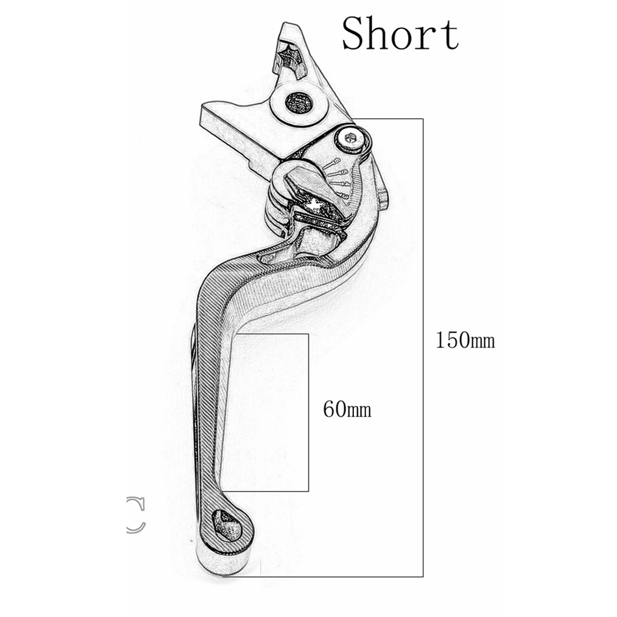 For Moto Guzzi V7 Racer 2011-2020 , V7 Classic/Stornello 2008-2020 , V7 Stone/Special/Custom 2012-2020 CNC Brake Clutch Lever