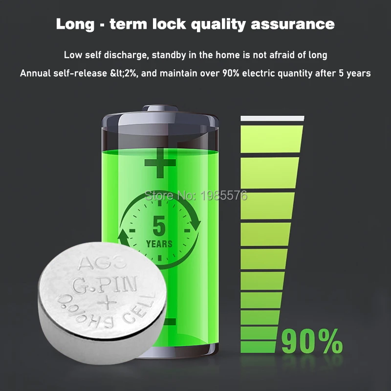 10 Chiếc Kiềm Tế Bào Đồng Xu 1.55V AG3 LR41 392 Pin Nút SR41 192 L736 384 SR41SW CX41 AG 3 Dành Cho Đồng Hồ Đồ Chơi