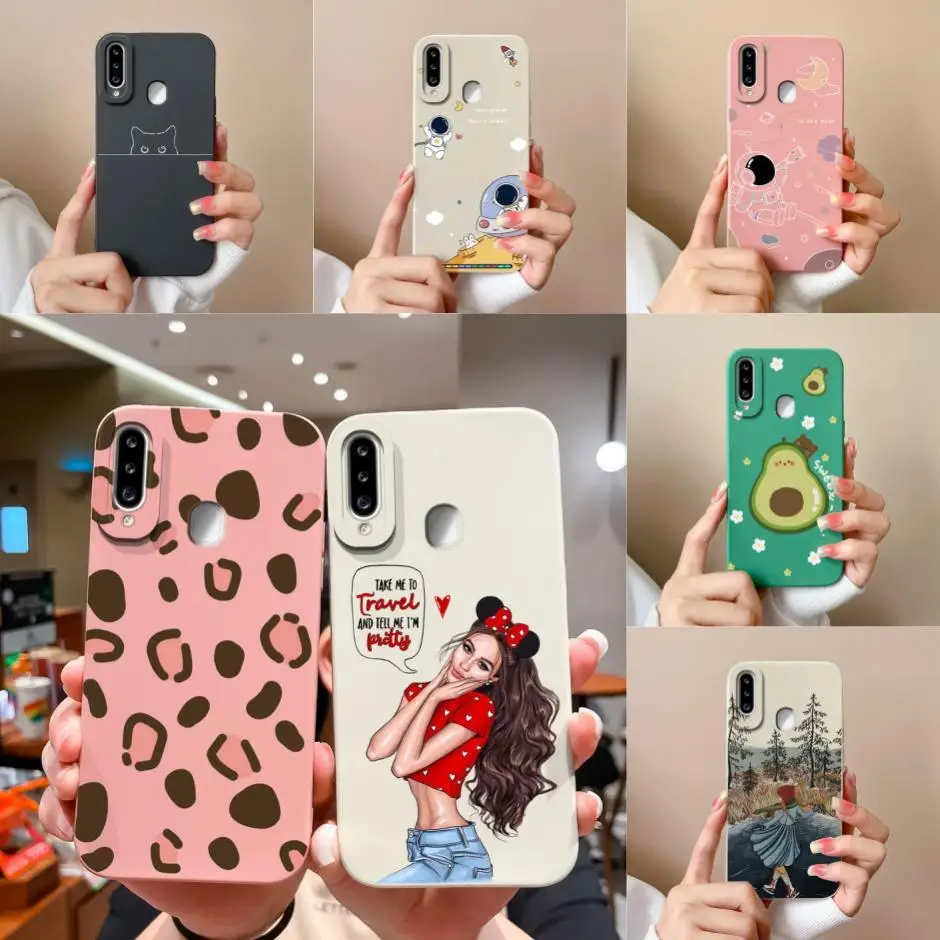 Матовый ультратонкий силиконовый чехол для Samsung Galaxy A20S