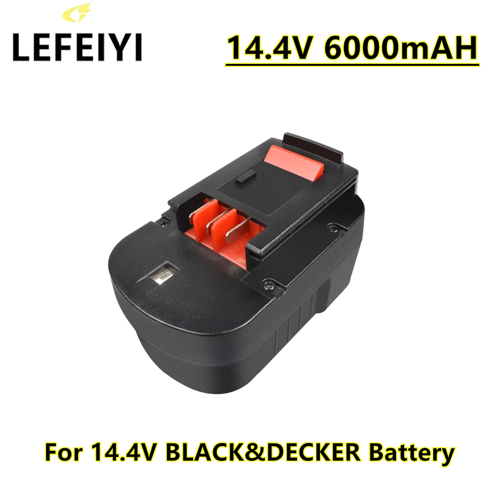 

LEFEYI 14,4 V HPB14 Аккумулятор для Black and Decker 6000mAh Сменный никель-металлогидридный аккумулятор батареи для fiрестоm FSB14 FS140BX 499936-34