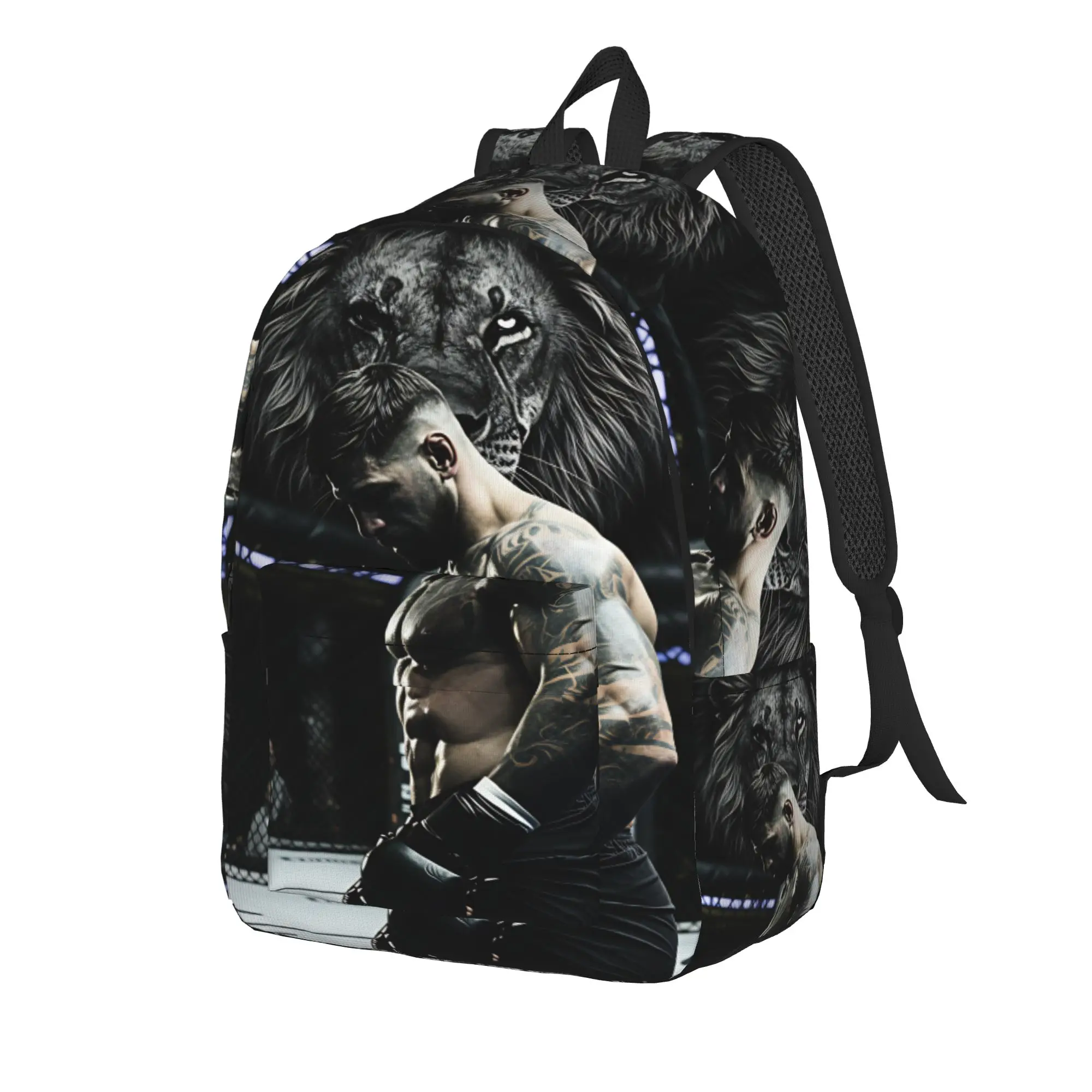 Ilias Topurias Backpack Girl  Pattern Backpacks Polyester Kawaii High School Bags College Custom Rucksack
