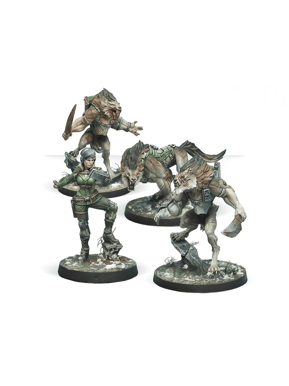 Pièce d'échecs modèle en résine moulée 40mm, GK, modèle de jeu de société, pièce d'échecs Ariadna Antipode, modèle de Pack d'assaut non peint