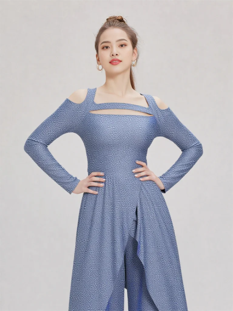 Women's Dressy Jumpsuit Fall One Piece Long Sleeve Belt Pockets Wide Leg Pants Elegant Wedding Romper Jumpsuit