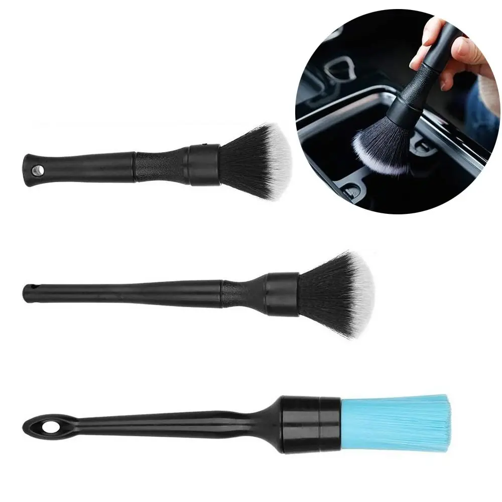 Ultra- Soft Car Detailing Brush Scratch-Free Portable Car Interior Brush PP Cleaning Air Conditioning Brush Dust Remove Tools