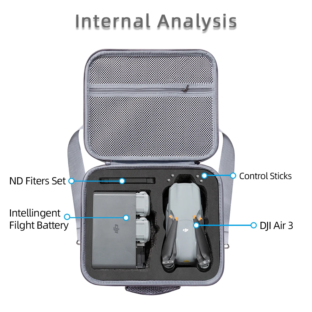 Suitcase For DJI Air 3 Case  Handheld Explosin-proof Boxs For DJI Air 3 Storage Box /Shoulder Bag Drone Accessory