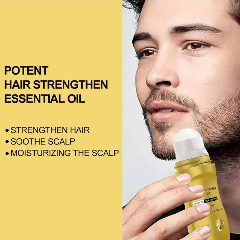 Haarverzorging Essence Haarolie Oplossingen Met Roller Ball Design Haar Versterking Essentie Voor Vrouwen Mannen Voor Thuis Reizen Reis