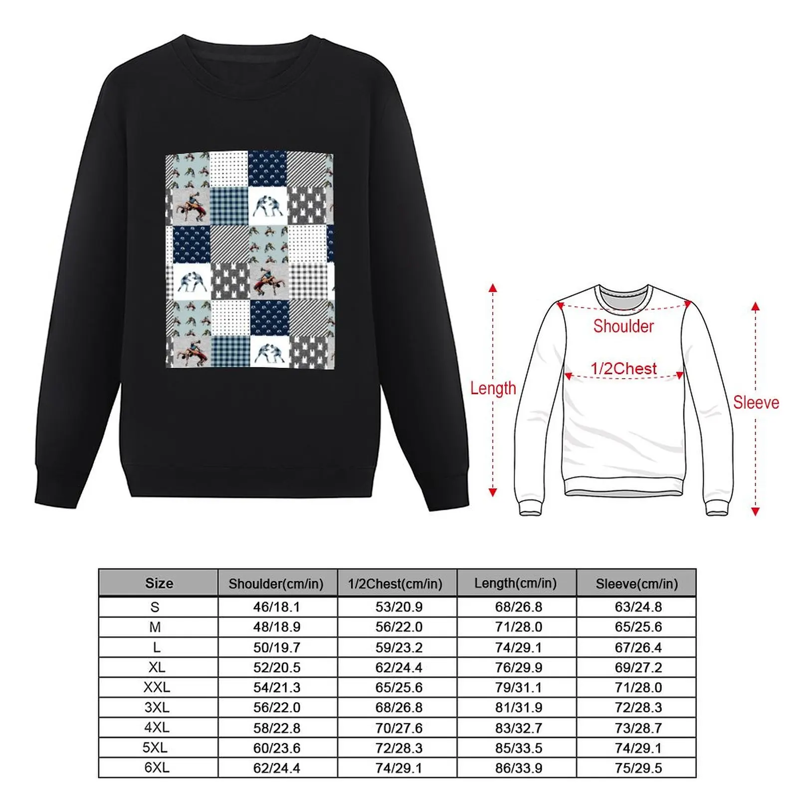 Wrestling Sport Checkered Pattern Pullover Hoodie graphic t shirts men anime sweatshirt