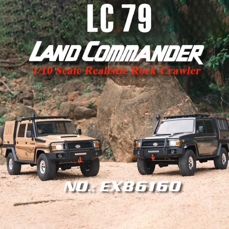 

New RGT 1:10 EX86160 Simulate Remote Control Car 4X4 Off-Road Crawler With Realistic LC79 RC Electric Model Car Boys Gifts