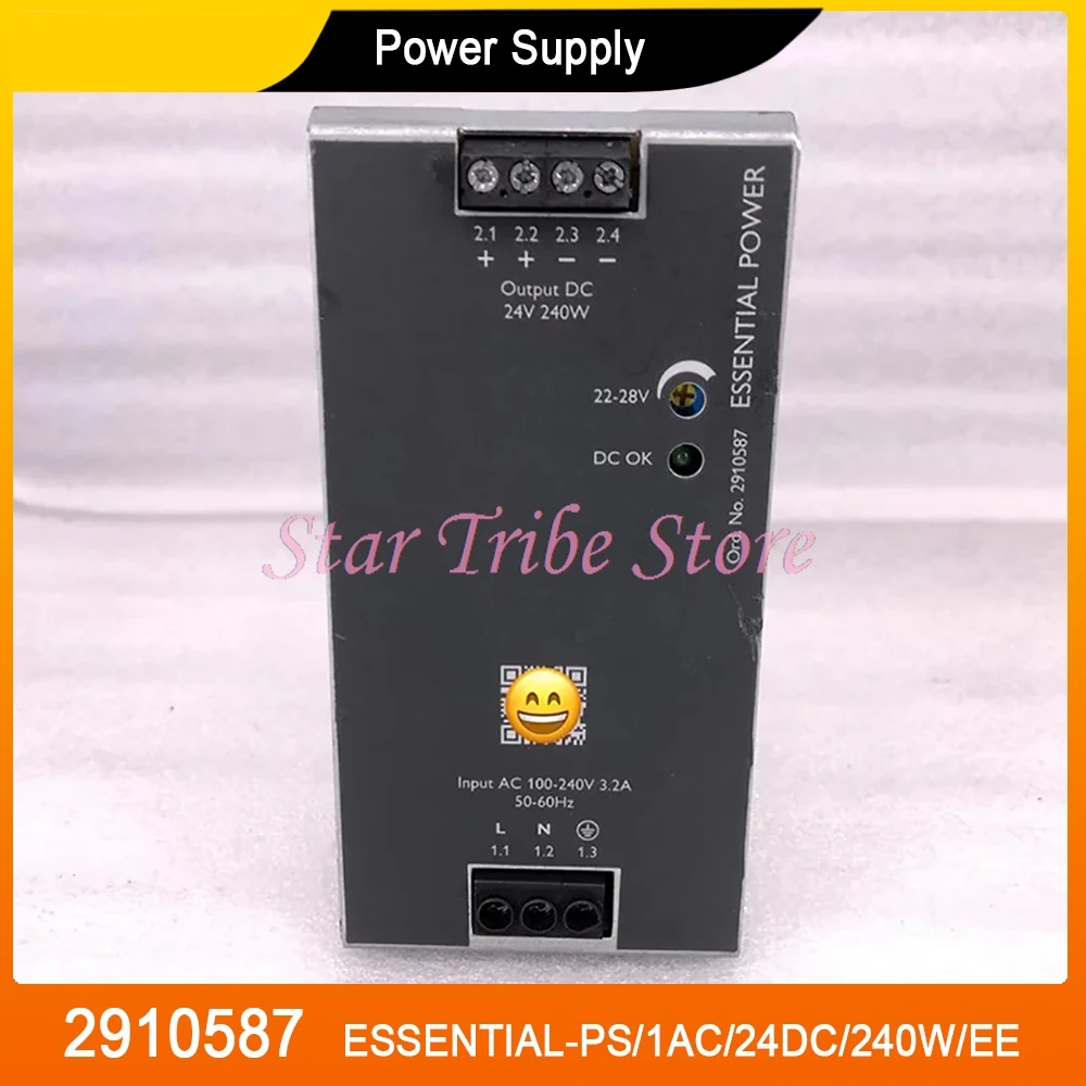 

Импульсный источник питания ESSENTIAL-PS/1AC/24DC/240 Вт/EE 24 В/10 А 2910587