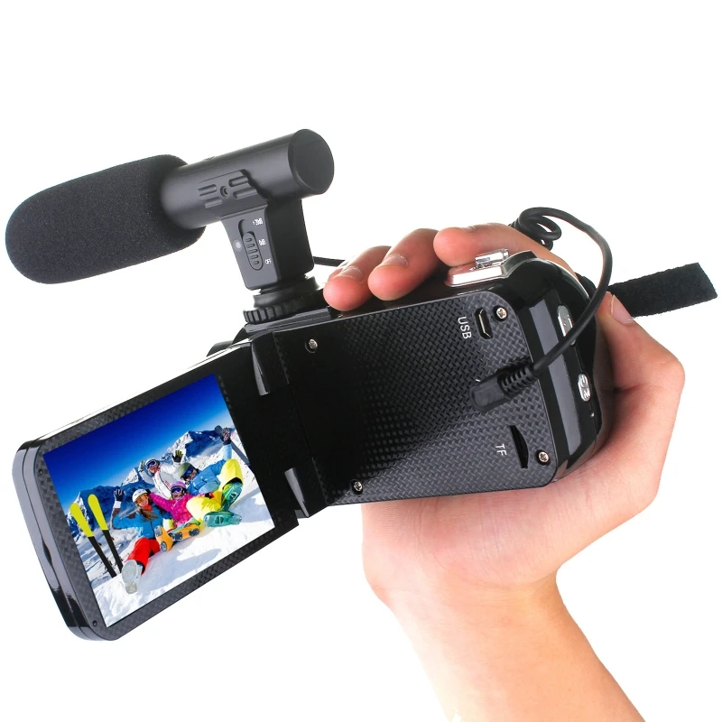 H052 Professional 24MP Camcorder Digital Video Camera Night Vision 3 Inch LCD Touch Screen 18x Digital Zoom Camera Recorder