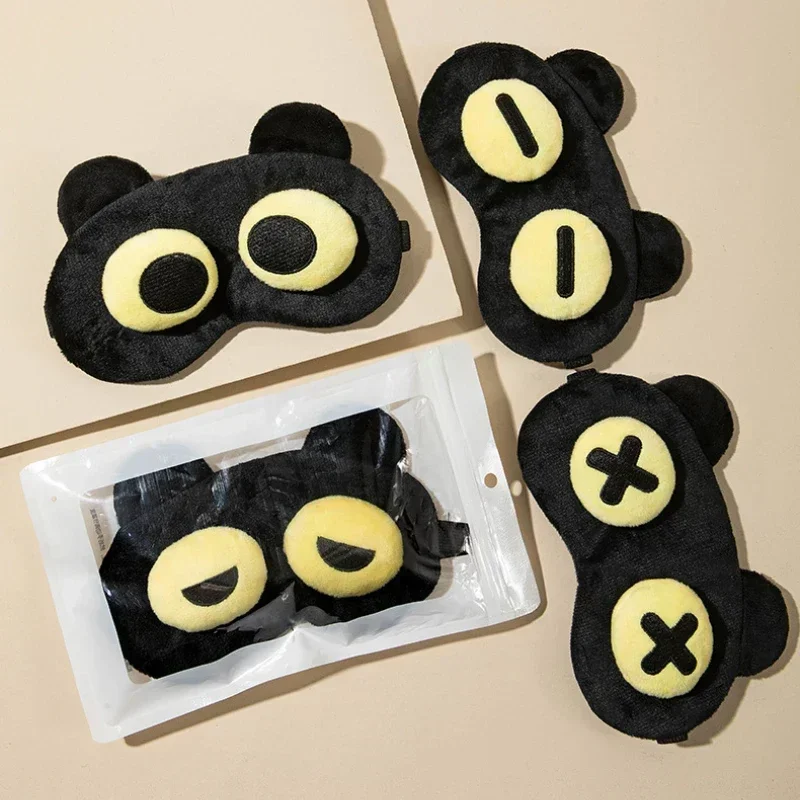 1PC Cartoon Cute Eye Mask Sonno Lenitivo Affaticamento degli occhi Impacco caldo Indossare comode maschere per gli occhi per bambini e studenti