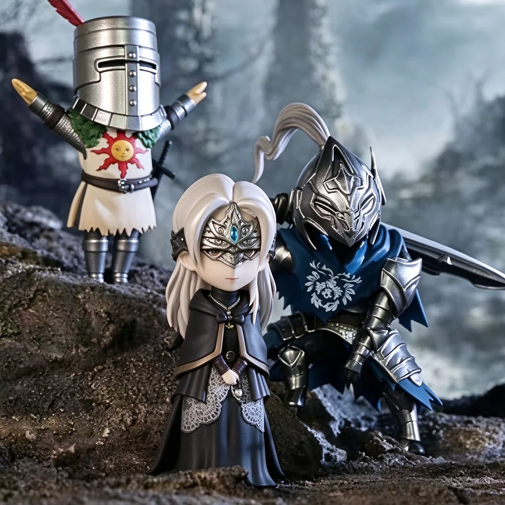 Anime Dark Souls Siegward The Fire Keeper Solaire Artorias Ornstein Anime Figure PVC Collection Model Doll Toy