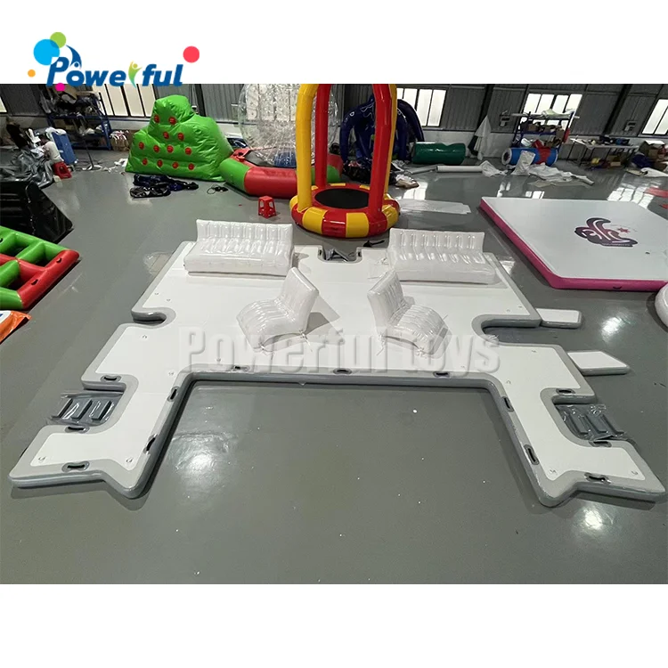 Floating Pontoon Inflatable Water Swim Platform Jet Ski Dock Mat Chair Inflatable Jet Ski Dock Mattress With Inflatable Sofa