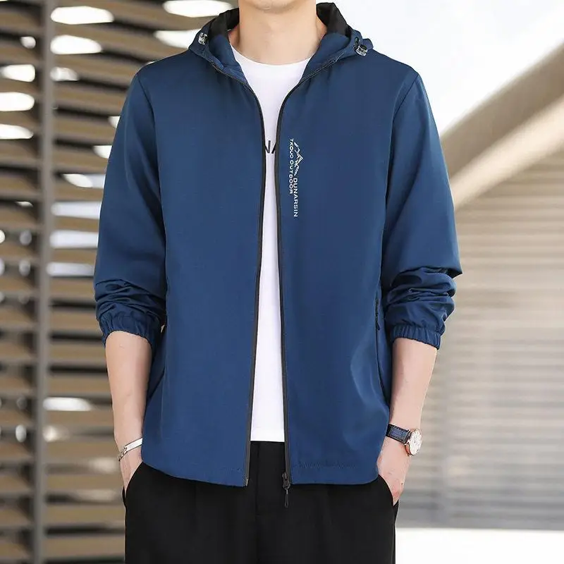 

Detachable Hooded Slim Fit Youth Fashionable Spring Autumn Jacket PU Leather Polyester Fabric Long Sleeve Zipper Closure Oute...
