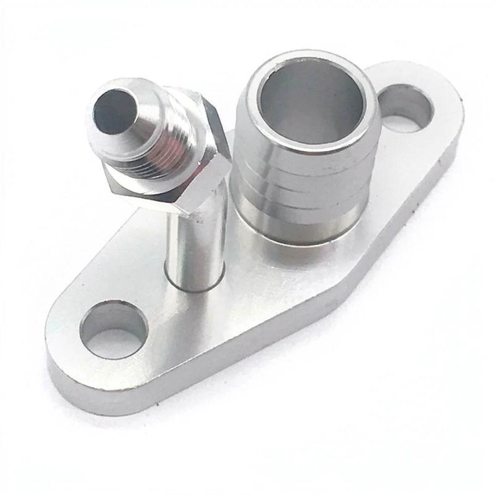Aluminum 4AN Turbo Oil Drain Flange Fitting For CT9 CT12 Turbochargers Automotive Engine System Upgrade Replacement Hardware