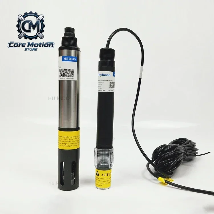 Digital Ammonium Nitrogen Ion Sensor RS485 ISE Meter for Industrial Water Testing NH4-N Probe Selective Electrodes for Lab Use
