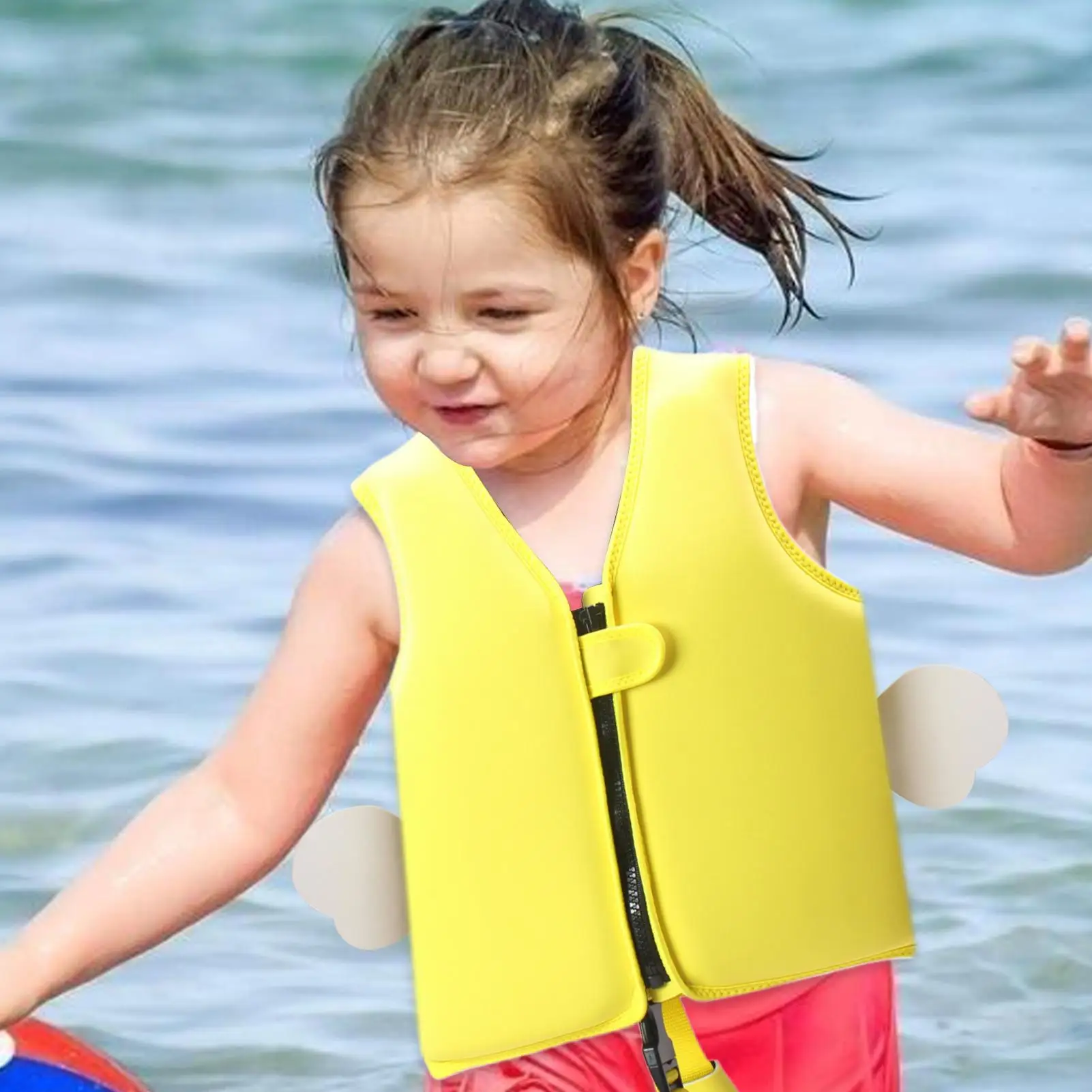 

Детский жилет для плавания, милый плавучий жилет для малышей с пчелой, приятный для кожи, дышащий купальник, плавучая куртка для мальчиков и девочек, каякинг