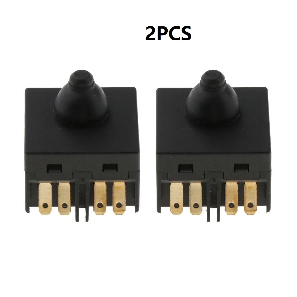 2pcs Push Button Switch For Angle Grinder 100 Polisher Power Tool Accessories Replacement Switch For 100mm 4" Angle Grinder