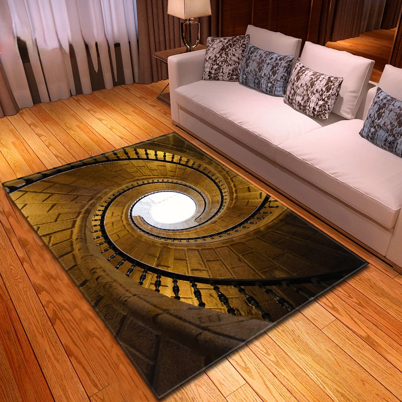 Fashion Square Rug Home Decor Anti-Stain Living Room Bedroom Corridor Aisle Mat Outdoor Spare Mat Anti-Stain Floor Mat