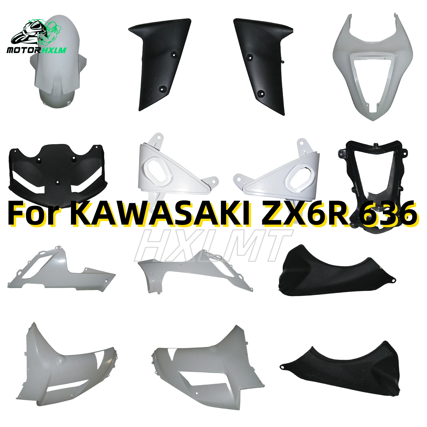 

Motorcycle Fairings Kit for KAWASAKI ZX6R 07 08 ZX-6R ZX-636 2007 2008 Bodywork Set High Quality New ABS Injection Molding