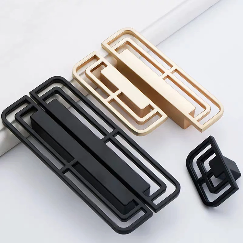 Classical Kitchen Cabinet Storage Handles Solid Dressers Brass Gold Vintage Cabinet Door knobs Furniture Drawer Pulls Hardwa