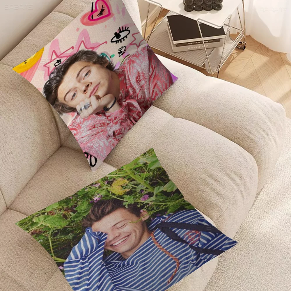 Singer H-Harry Music Styles 45*45cm Cushion Cover Pillow Cover Decor Pillowcase Home Pillowcase For Couch Pillow