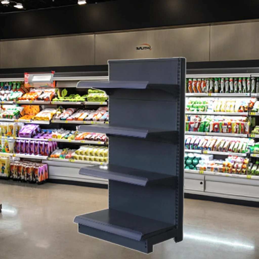 

Light Steel Supermarket Shelves, Hanging Baskets, Quick Installation Shelves Grocery Retail