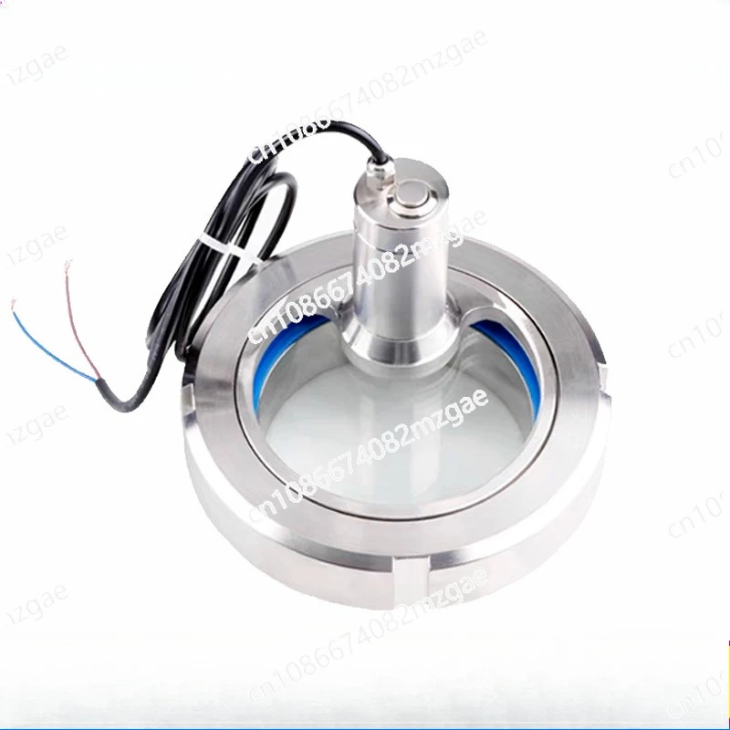 304 Stainless Steel with Lamp Movable Sight Glass Welding Observation Window LED Flashlight Integrated with Wire Sight Cup