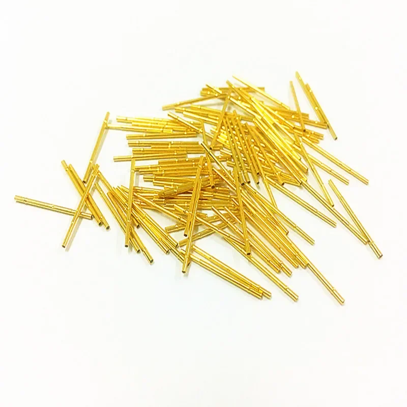 100 PCS/package R50-3C Spring Test Needle Sleeve Needle Tube 0.86mm Total Length 17.5mm Probe Needle Seat