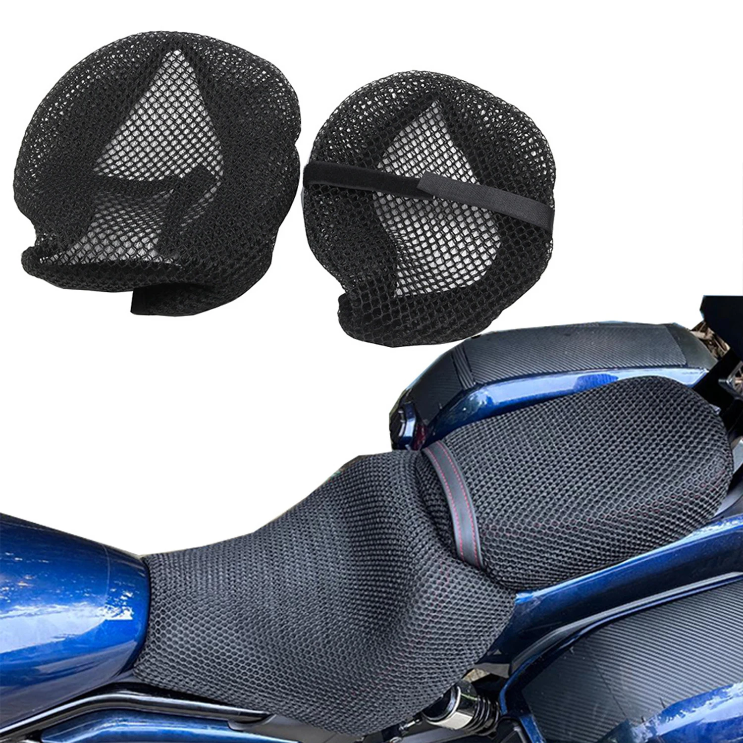 FOR Suzuki TR300 Motorcycle Accessories Mesh Sun-proof Breathable Seat Cushion Cover Heat Cover Pad Suzuki TR300