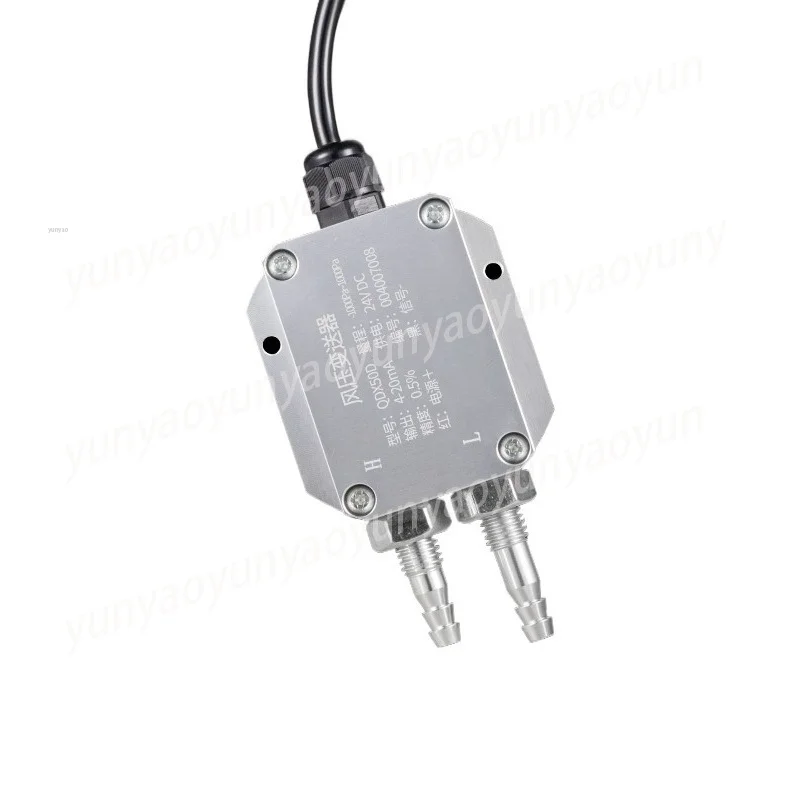 For Differential Pressure Sensor Gas Negative Pressure Meter Fan Pipeline Digital Display Differential Pressure Sensor