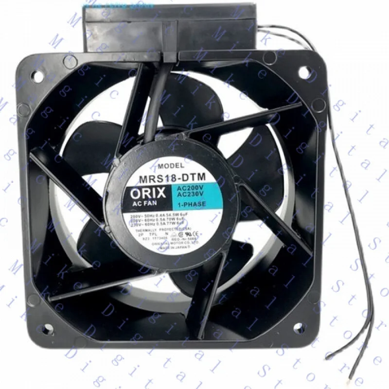 UU Silent Cooling Fan Inverter MRS18-DTM 220V 180 * 180 * 90MM