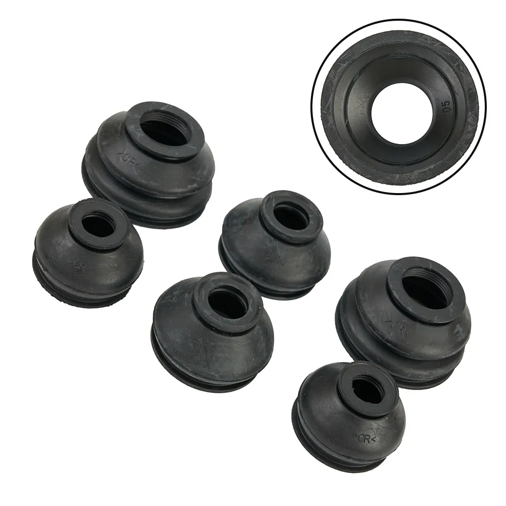 

Ball Joint Dust Boot Covers Flexibility Minimizing Wear Replacing High Quality Hot Replacement Rubber 6pcs New