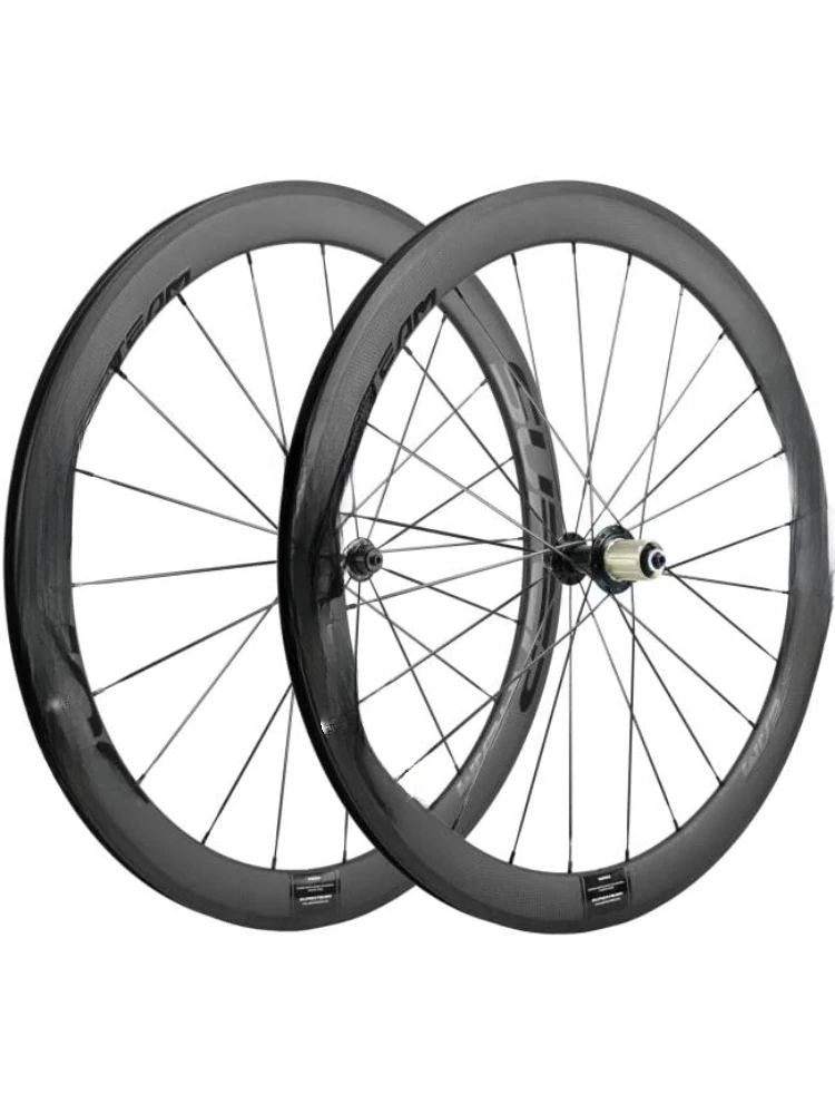 

Колеса для шоссейного велосипеда из углеродного волокна 700C, клинчерная пара колес, 50 мм, матовые, 23 ширины