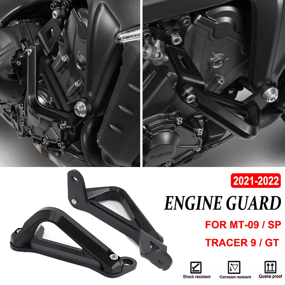 

Motorcyle Side Engine Guard Crash Tank Bar Bumper Fairing Frame Protector For Yamaha MT09 MT-09 MT Tracer9 TRACER 9 GT 2021 2022