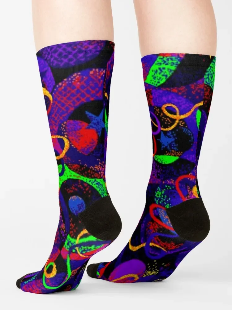 Calcetines de algodón con calefacción para hombre y mujer, medias con ruedas, ideal para ciclismo, regalo de Navidad