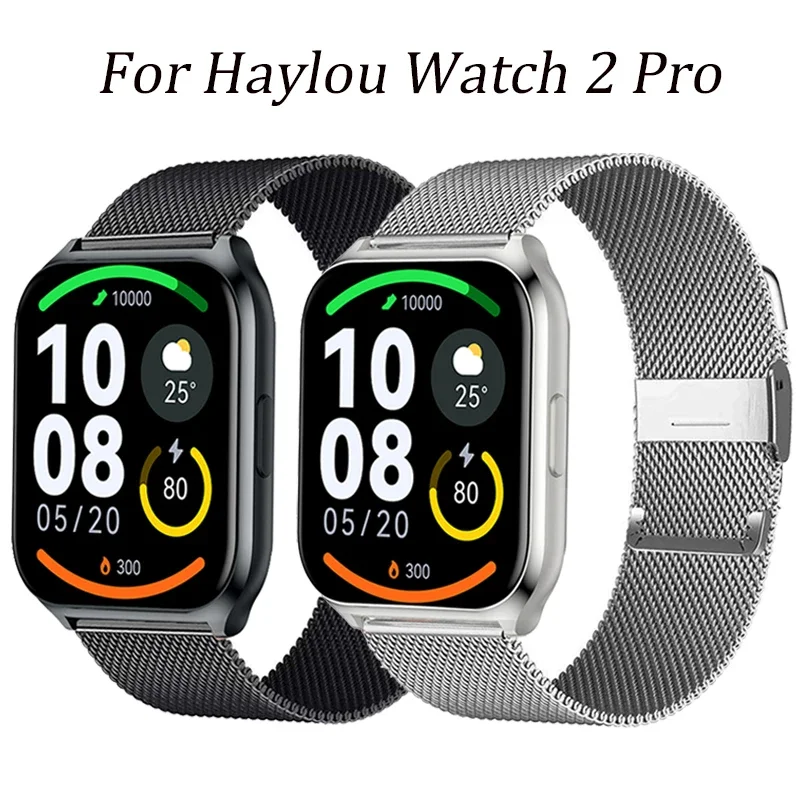 Metal Watchband For Haylou Watch 2 Pro Smartwatch Accessories bracelet For Haylou GST Lite Wristband For Haylou Solar lite Strap
