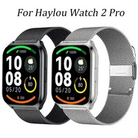 Metal Watchband For Haylou Watch 2 Pro Smartwatch Accessories bracelet For Haylou GST Lite Wristband For Haylou Solar lite Strap