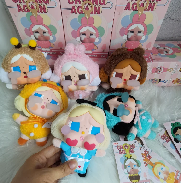 

New Genuine Crybaby Crying Again Series Blind Box Figures Vinyl Face Doll Crybaby Pendant Keychain Mystery Box Toy Gift