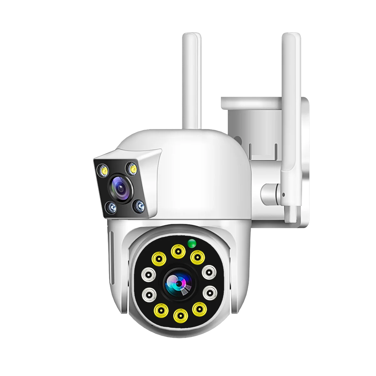 4MP 390Eyes APP Dual Lens  Full Color Wireless PTZ  Intercom IP Dome  Camera AI Humanoid Detection CCTV Baby Monitor TC201