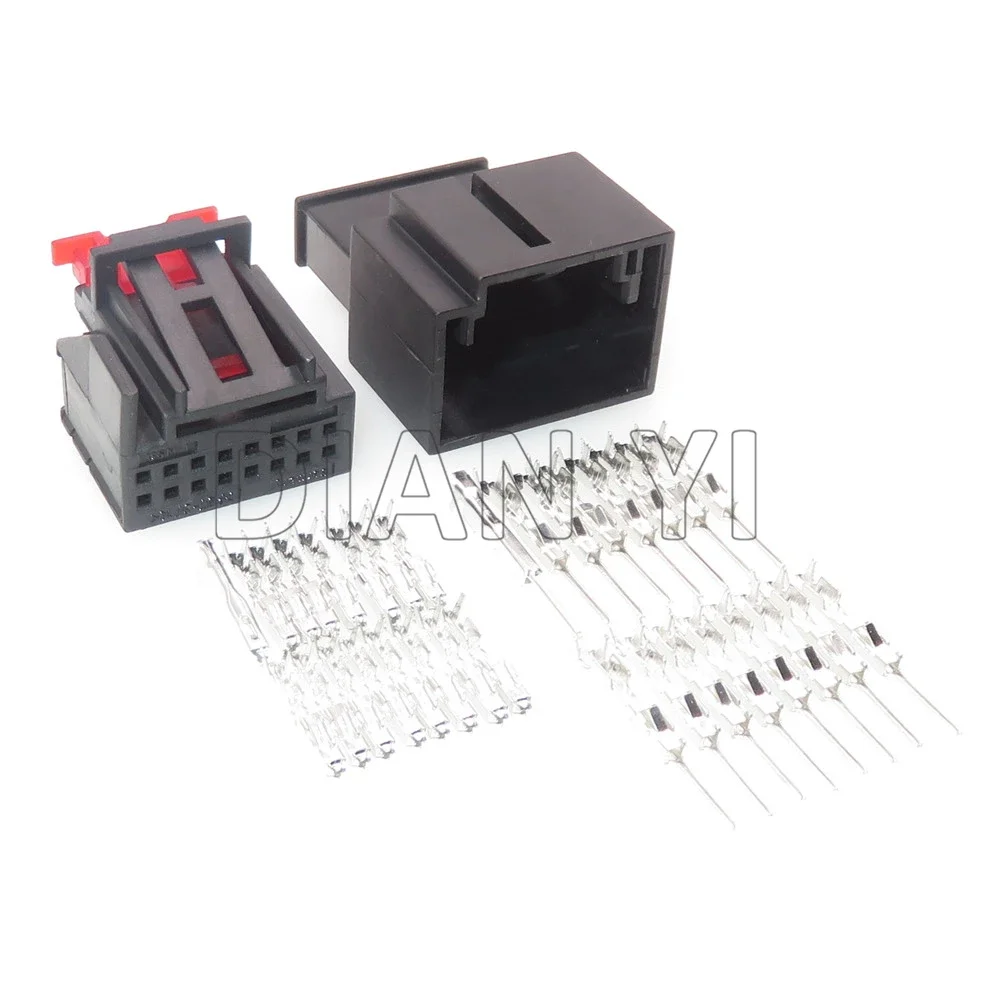 1 Set 16 Way AC Assembly 95B972728 Car Rearview Mirror Steering Lock Handbrake Switch Wiring Socket 1K0972928