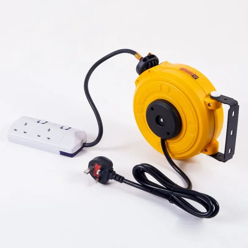 5m Portable Automatic Retractable Cable Reel, Mini Self-Recycling Wire Winder