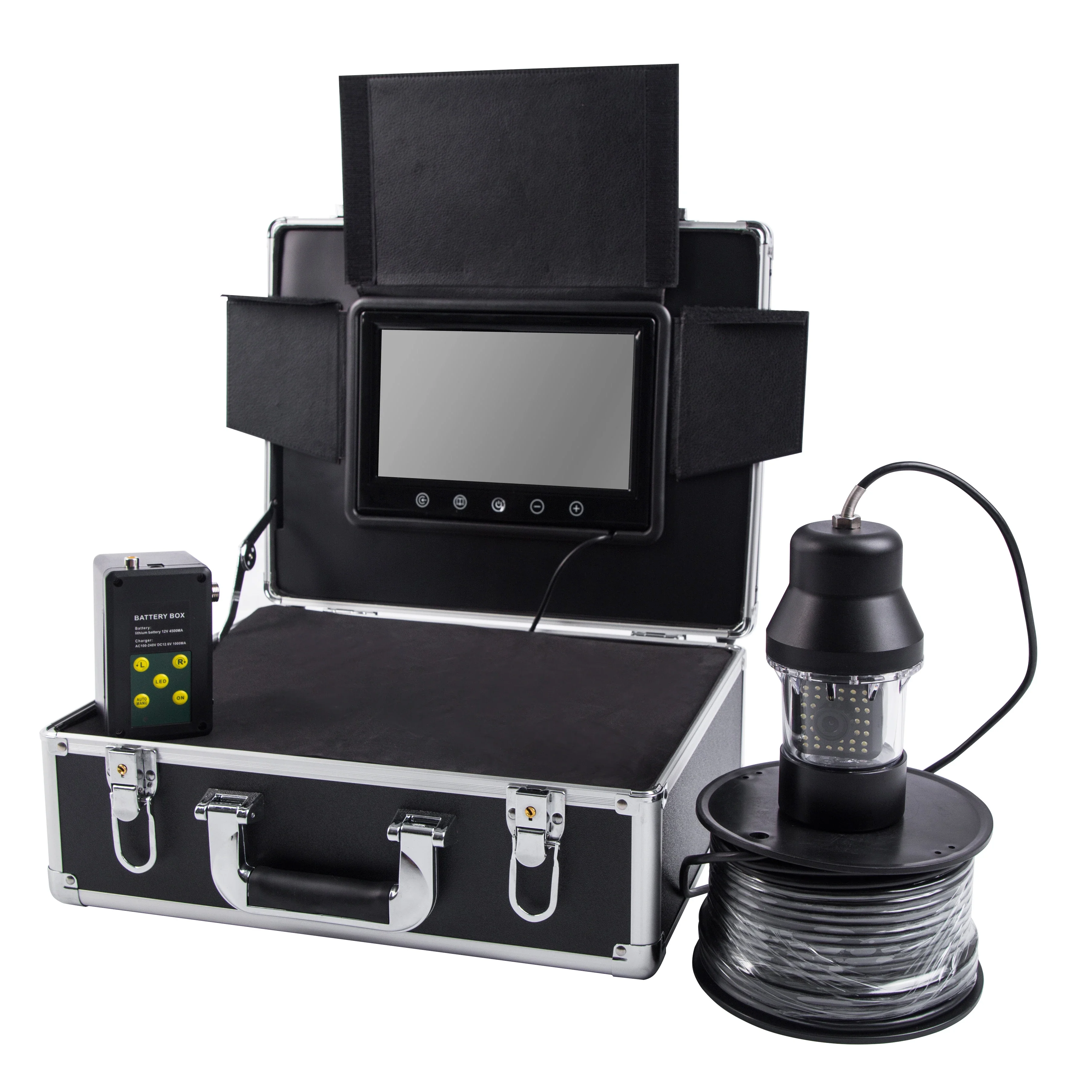 

7" Lcd Hd Waterproof Underwater Fishing Camera 20M Cable Underwater Monitoring Camera System With 360 Degree Rotating